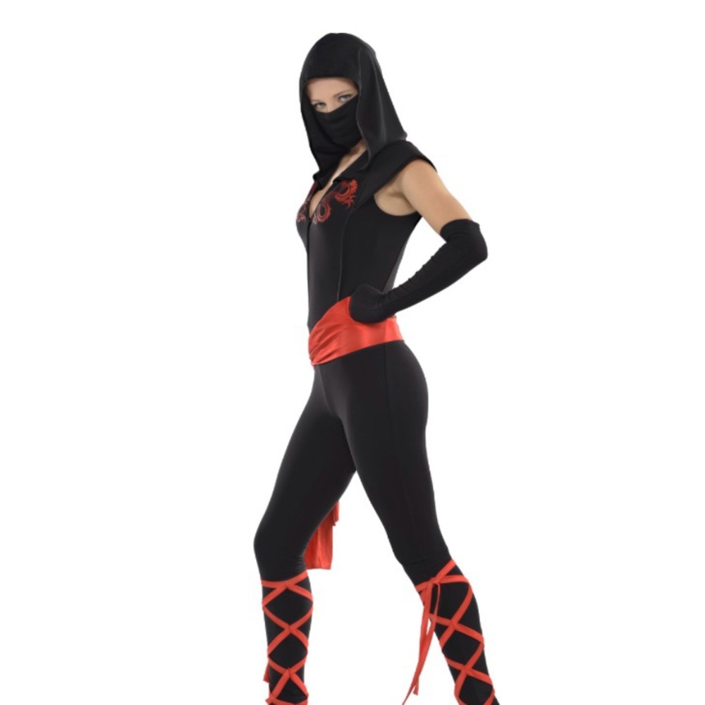 Black and Red Ninja Jumpsuit